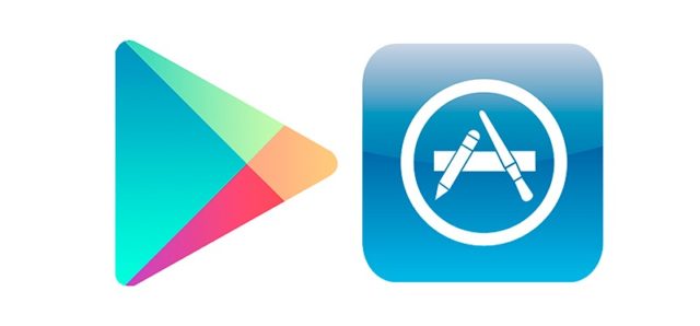 El crecimiento de Google Play y App Store durante 2014