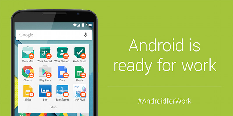Sácale más partido al móvil en el trabajo con Android for Work
