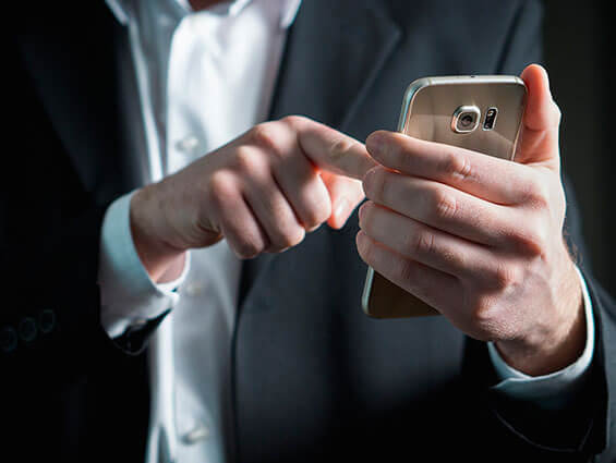 Smartphones con lector de huella