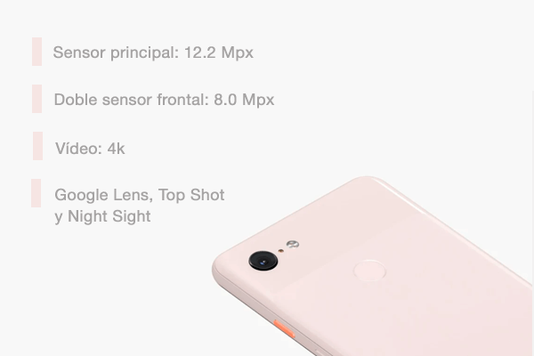 cámaras Google Pixel 3