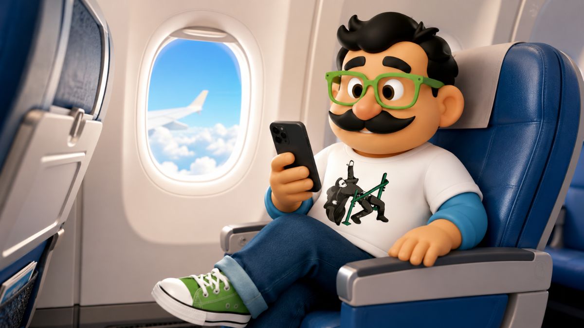 Uso del móvil en el avión