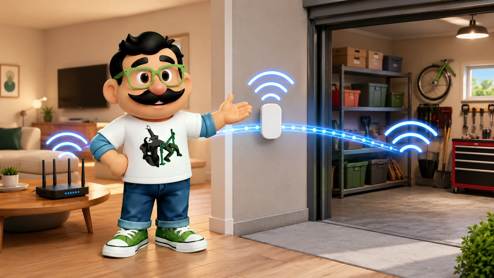 Extender WiFi al Trastero y Garaje