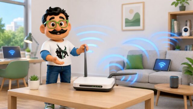 ¿Hacia dónde orientar las antenas del router para tener mejor WiFi?