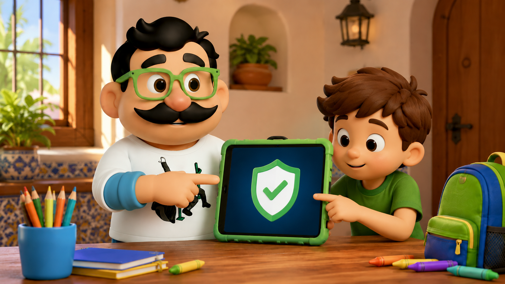Control parental tablet