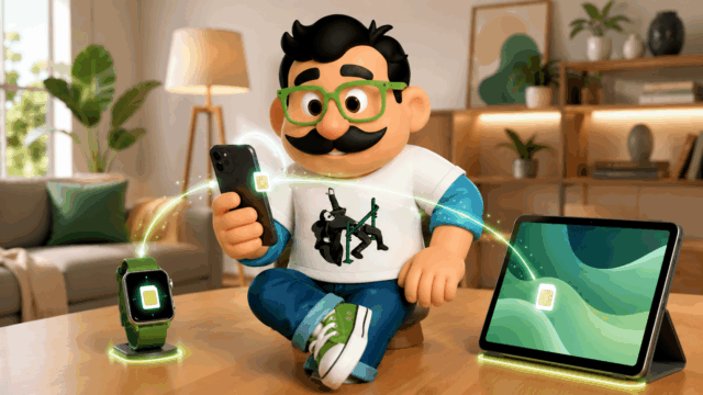 Comparativa de tarifas con multiSIM para smartwatch y tablet.