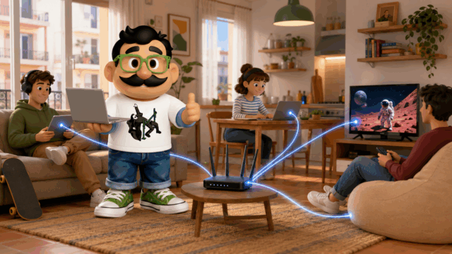 Mejores tarifas de fibra para pisos compartidos: qué velocidad necesitas y qué operadores compensan más
