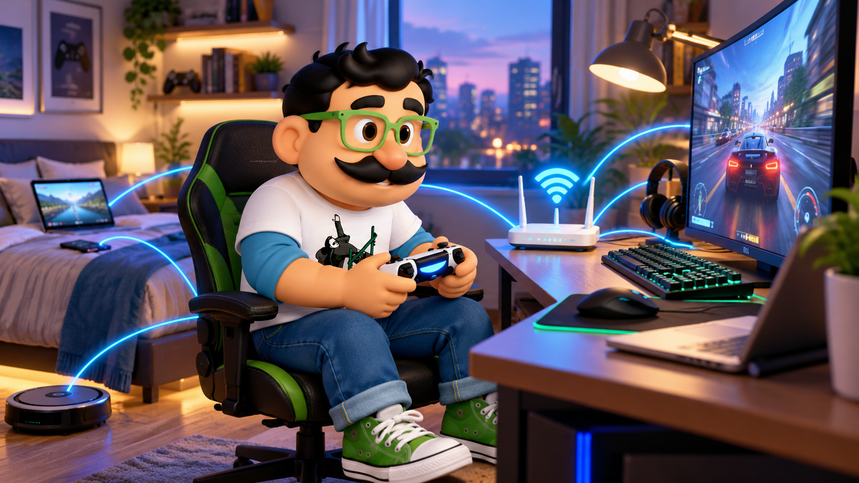 fibra para jugar online