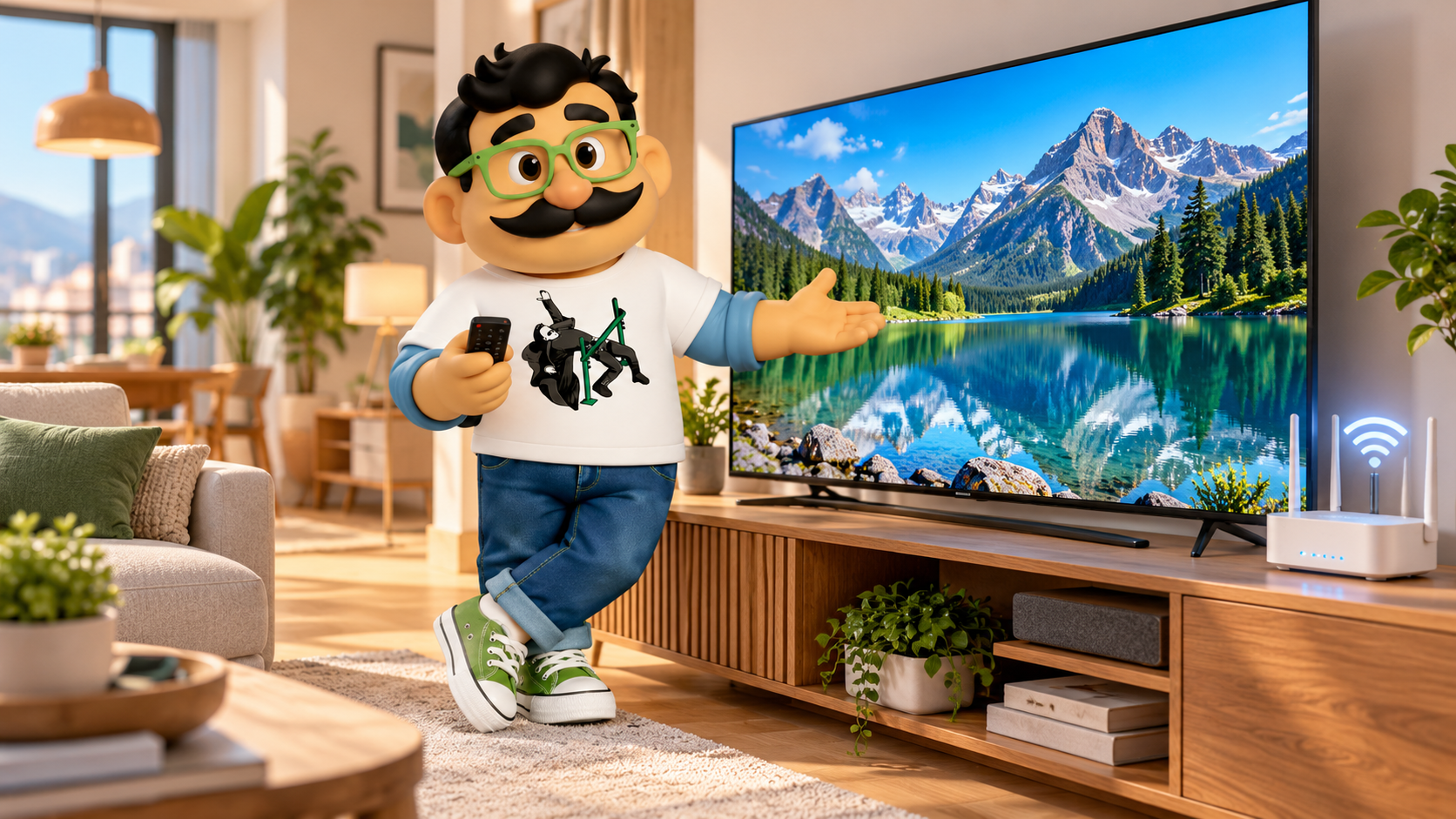 fibra para Smart TV 4K